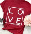 Load image into Gallery viewer, Faith Hope Love Heartbeat T-shirt High Quality Christian Church Tshirt Cute Women Graphic Inspirational Quote Top Tee Shirt