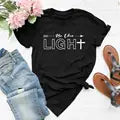 Load image into Gallery viewer, Faith Hope Love Heartbeat T-shirt High Quality Christian Church Tshirt Cute Women Graphic Inspirational Quote Top Tee Shirt