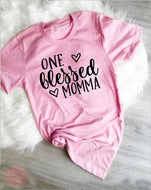 One Blessed Momma  Stylish T shirts