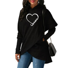 Load image into Gallery viewer, Women Hoodies Sweatshirts New Love Heart Jesus Faith