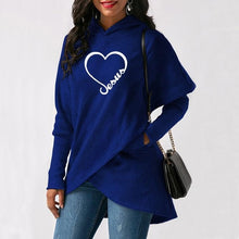 Load image into Gallery viewer, Women Hoodies Sweatshirts New Love Heart Jesus Faith