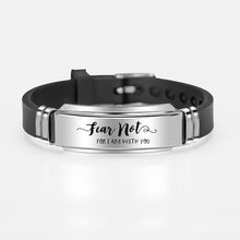 Load image into Gallery viewer, Scripture Quote Christian Bible Inspirational Silicone Bracelets
