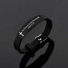 Load image into Gallery viewer, Men Bracelet Inspirational Christian