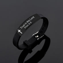 Load image into Gallery viewer, Men Bracelet Inspirational Christian
