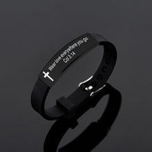 Load image into Gallery viewer, Men Bracelet Inspirational Christian