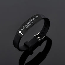 Load image into Gallery viewer, Men Bracelet Inspirational Christian