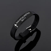 Load image into Gallery viewer, Men Bracelet Inspirational Christian