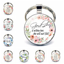 Load image into Gallery viewer, Bible Quote Faith Keychains - Christian Gifts