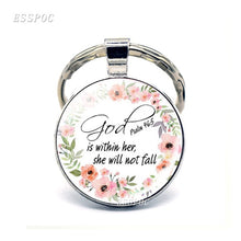 Load image into Gallery viewer, Bible Quote Faith Keychains - Christian Gifts