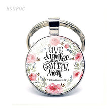 Load image into Gallery viewer, Bible Quote Faith Keychains - Christian Gifts