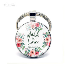 Load image into Gallery viewer, Bible Quote Faith Keychains - Christian Gifts