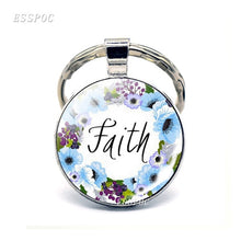 Load image into Gallery viewer, Bible Quote Faith Keychains - Christian Gifts