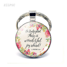 Load image into Gallery viewer, Bible Quote Faith Keychains - Christian Gifts