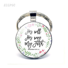 Load image into Gallery viewer, Bible Quote Faith Keychains - Christian Gifts