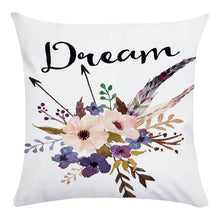 Load image into Gallery viewer, Faith Smile Dream Hope Decorative Pillows